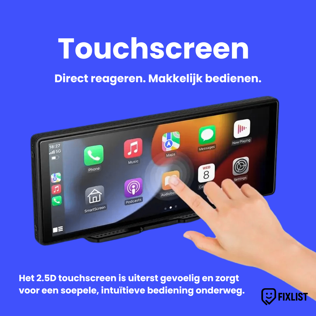 Universeel draadloos CarPlay scherm