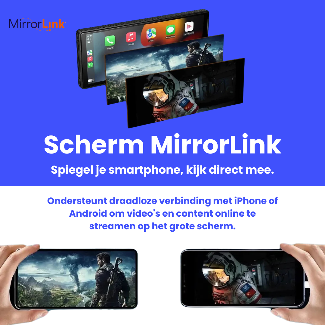 Universeel draadloos CarPlay scherm