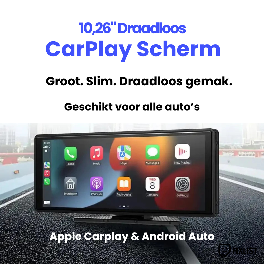 Universeel draadloos CarPlay scherm