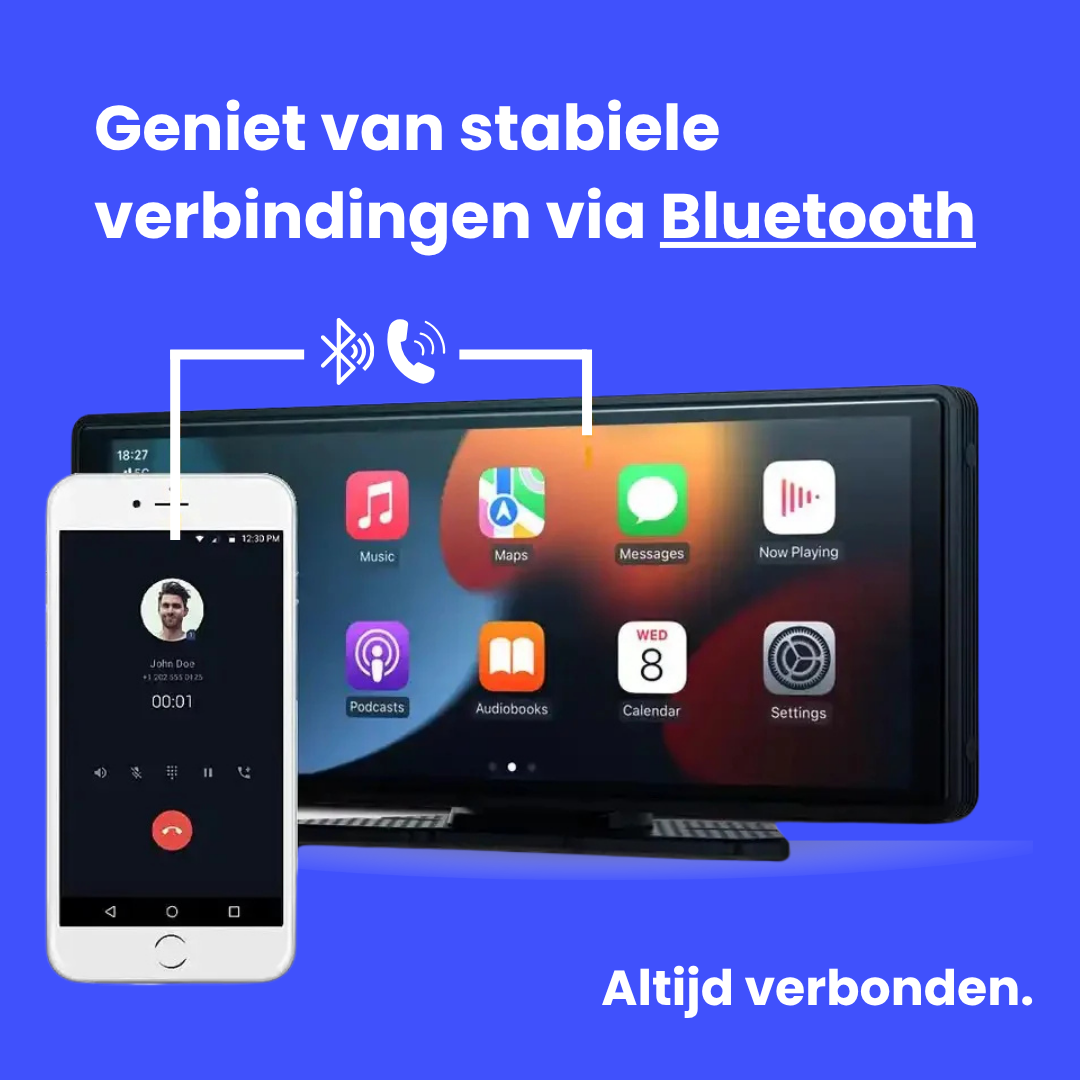 Universeel draadloos CarPlay scherm