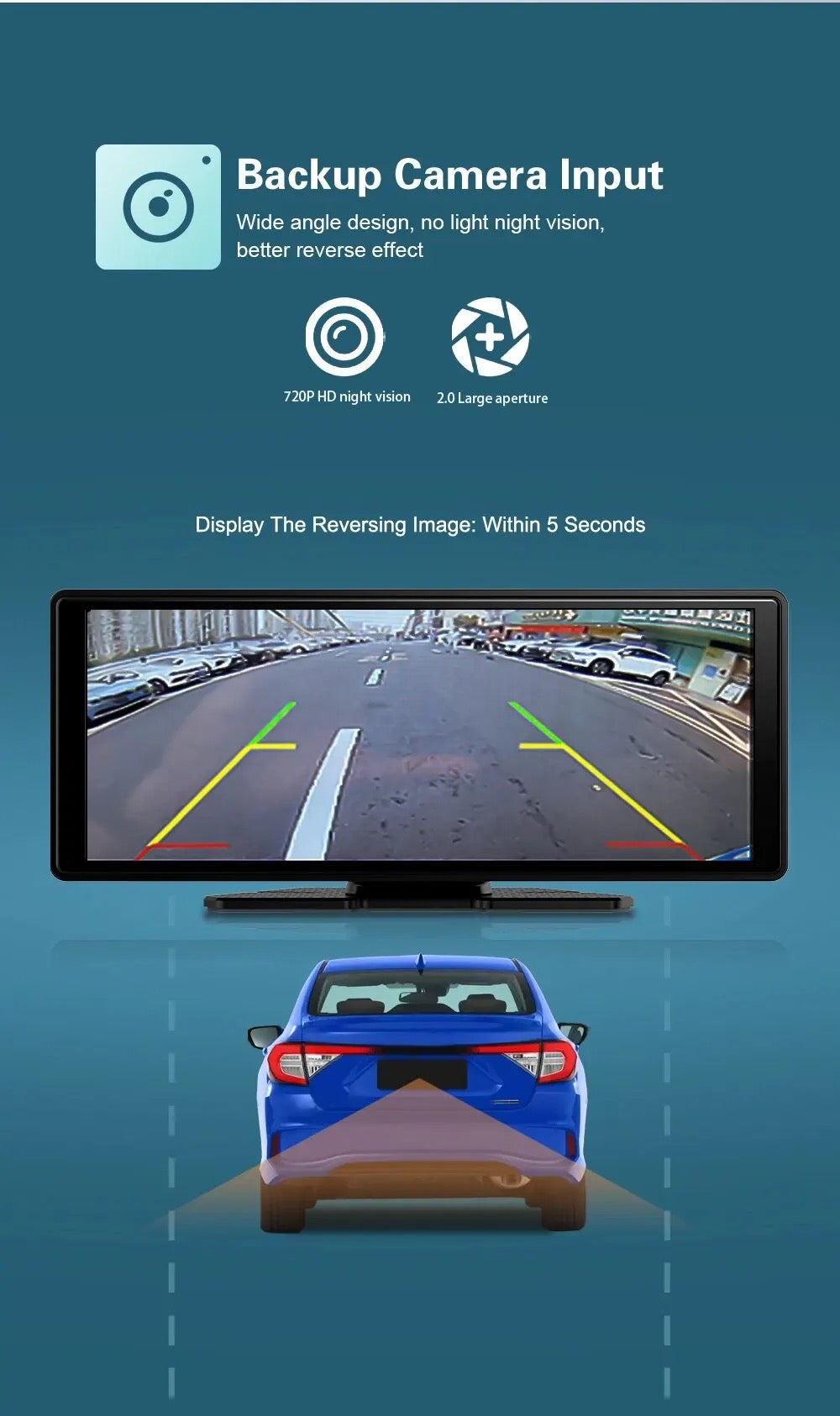 Universeel draadloos CarPlay scherm